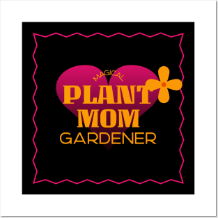 Plant Mom design Posters and Art